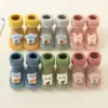 Calcetines para Bebé Forrados de Felpa y Engrosados Calcetines de Niños para Otoño e Invierno Calcetines Altos Antideslizantes de Dibujos Animados Calcetines de Piso para Bebé y Niño Pequeño