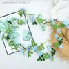 Trepadeira de Gardênia Artificial para Cobertura de Tubo de Ar Condicionado, Decoração de Casamento Interno, Arranjo de Flores Artificiais, Decoração de Paisagismo, Pendurado na Parede