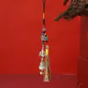 Atacado Pingente Sino Vajra Dupla Cor Estilo Xizang com Borla Enfeite para Pendurar no Carro Charme para Bolsa Mantra de Seis Sílabas Dupla Utilização Enfeite Decorativo Criativo para Pendurar