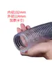 Tubo de Aço com Fio Transparente de PVC Espessado Resistente a Baixa Temperatura Resistente a Óleo Mangueira Tubo de Sucção para Bomba de Água Sem Odor Tubo a Vácuo