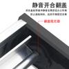 Caja pasacables de aleación de aluminio de escritorio, cubierta pasacables para mueble de TV, cubierta pasacables con cepillo para orificio pasacables de escritorio de computadora, cubierta decorativa pasacables