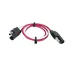 Enchufe Americano de 2 Pines Sae Cable de Extensión Impermeable 18Awg Longitud 12 pulgadas Arnés de Enchufe Conector para Remolque
