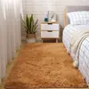 Tapete tie-dye transfronteiriço de seda e lã dropshipping atacado sala de estar quarto influenciador tapete de cabeceira capacho resistente à sujeira fácil de cuidar almofada para os pés