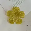 Directo de Fábrica Flores de Acetato con Purpurina Fina Piezas Accesorios Materiales para Manualidades Pinzas para el Cabello Pinzas Laterales Productos Semi-terminados En Stock Personalizable