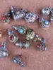 Accesorios de cuentas budistas: Accesorios para pulsera de 108 cuentas, cabeza de torre de plata del Tíbet, cabeza de Buda de tres vías, cuentas de oración Bodhi Vajra, cuentas de pedrería, cuentas sueltas, cuentas redondas