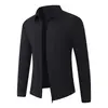 Transfronteiriço 2026 Inverno Novo Estilo Coreano Masculino Suéter Cardigan com Zíper Moda Masculina Casual Malha Cardigan Tendência