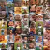 62 Pegatinas de Expresiones de Muñeca Negra Pequeña Lindas, Pegatinas Creativas DIY Inspiradoras sin Repetir para Cuadernos y Fundas de Teléfono