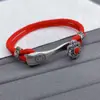 Pulseira de Corda Vermelha e Preta da Sorte em Prata Pura 925, Pulseira Retro de Casal para Homens e Mulheres, Pulseira Tecida à Mão