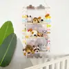 Popular Estilo Europeo y Americano de Amazon Múltiples Capas Almacenamiento de Muñecas para Habitación Infantil Decoración Colgante Palo de Madera Red de Almacenamiento para Juguetes de Peluche