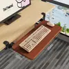 Bandeja para teclado, instalación sin taladro, clip de riel deslizante de cajón, tablero de extensión para escritorio de computadora, soporte de almacenamiento de ratón debajo del escritorio