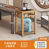 Gabinete de té Sala de estar Mesa auxiliar de sofá Mesa de té pequeña simple Gabinete lateral Estante de té para el hogar Mesa de té pequeña integrada para hervir agua y té