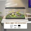 Acuario Pecera Personalizado Nuevo Escritorio Sala de Estar Ecológico Plástico Transparente Paisajismo Pequeño y Mediano Tamaño Pecera Perezosa para Peces Dorados