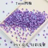 Lentejuelas de PVC de ciruela cóncava 5mm7mm ciruela cóncava dorada perla cuentas de flor de ciruelo cóncava estéreo DIY en stock al por mayor
