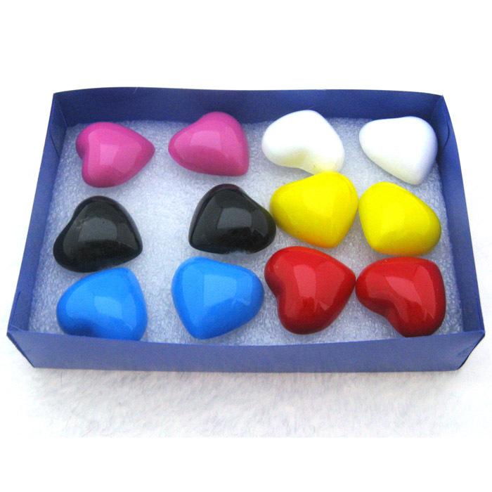 大号心形厚耳钉 批发耳钉 现货耳饰