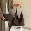 Bolso tote tejido de gran capacidad para mujer, nuevo estilo otoño 2026, bolso casual para ir al trabajo, madre e hija, bolso de hombro versátil