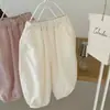 Pantalones Repelentes de Mosquitos para Niños 2026 Verano Nuevo Estilo Color Sólido Simple Ultra Suaves Largos Pantalones de Aire Acondicionado para Niños y Niñas