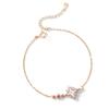 Pulsera de estrella de plata esterlina 925 pulsera de moda versátil para mujer pulsera de fritilaria blanca estilo ins pulsera de estrella de cinco puntas para novias