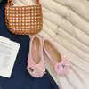 Sapatilhas rasas de bico redondo estilo francês retrô para mulheres, coleção outono 2026, sapatos Mary Jane versáteis sem cadarço para combinar com saias