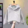 Suéter para niño nuevo de otoño al por mayor primavera y otoño con capucha ropa para niño color liso con capucha top de manga larga para niño