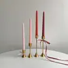 Vela Larga Cónica de Color Estilo Europeo de 25 cm Vela Creativa para Cena a la Luz de Velas Restaurante Occidental Banquete Boda Vela de Palo