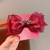 Horquilla para niña con lazo de arcoíris, accesorio para el pelo trenzado, coleta, accesorios para el pelo