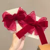 Pinzas para el Cabello de Niña Año Nuevo Princesa Fugitiva Pinza con Lazo de Cinta Pinza para Bebé Niña Accesorios para el Cabello para Niñas