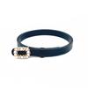 Cinturón de Mujer de Marca Grande de 2 cm Nuevo Europeo y Americano de Gama Alta Incrustado con Diamantes Perla Moda Versátil de Moda Cinturón de Ropa Fino para Mujer