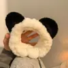 Diadema Linda con Orejas de Panda para Lavarse la Cara, Diadema de Felpa de Dibujos Animados para Mujeres, Banda para Maquillaje y Lavarse el Cabello, Accesorio para el Cabello