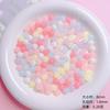 Oso Lindo Caramelo Estrella de Cinco Puntas Gelatina Cuentas Redondas Pulsera de Cuentas Hecha a Mano Diy Material para Accesorios de Joyería