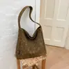 Bolsa casual de grande capacidade para mulheres, nova bolsa de ombro leve para o dia a dia 2026, bolsa de tecido, bolsa tote com estampa de leopardo para outono e inverno