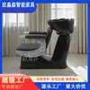 Cama de Lavado de Cabello Cerámica para Salón de Belleza, Cama de Champú y Enjuague para Salón de Peluquería, Silla de Lavado de Cabello Semi-Reclinable Fábrica