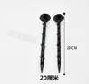Clavos para Tela Anti-Hierba, Clavos para Tela de Control de Malezas, Clavos Negros de Plástico para Suelo de Huerto, Clavos para Film Mulch de Invernadero, Fabricante de Clavos para Suelo de Jardinería