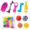 Juguetes para Mascotas de Venta Caliente Transfronterizos, Juguetes de Goma de Azúcar para Perros, Cuerda para Masticar Perro Limpiadora de Dientes, Set de Autoplacer y Diversión al por Mayor