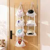 Bolsa Pendurada para Armazenamento de Bolas Montada na Parede para Uso Doméstico, Suporte de Bola de Futebol Atrás da Porta, Organizador de Bolas, Solução de Armazenamento para Brinquedos e Bonecas