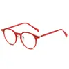 Nuevas Gafas Retro de Montura Ovalada con Inserts, Estilo Coreano para Hombres y Mujeres, Versátiles Gafas Bloqueadoras de Luz Azul Sin Graduación, Se Pueden Adaptar con Lentes de Graduación