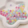 Contas Acrílicas 8-16mm Contas Redondas com Contas Dentro Acessórios para Fazer Corrente de Celular Pulseira DIY Miçangas para Pulseira Materiais