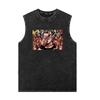Nuevo Verano Dragon Ball Anime Clásico Japonés Estilo Americano Retro Sin Mangas Suelto Oversize Chaleco Estampado Cera