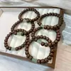 Pulseiras de Cozinha Naturais de Alta Densidade e Alto Teor de Óleo, Contas de Jade Hetian, Meninos e Meninas, Contas Artísticas Cilíndricas, Contas Budistas, Atacado de Fabricantes