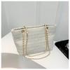 Bolso Tote Cubo de Gran Capacidad con Textura Estilo Coreano Bolso de Mujer 2024 Nuevo Bolso para Viajar Bolso de Hombro Casual Simple
