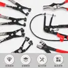 Abrazadera de tubo de coche para desmontar, abrazadera de garganta recta, hebilla, abrazadera, paquete de abrazaderas, abrazadera de tubo, herramienta de reparación de automóviles