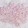 Cuentas redondas de color acrílico hechas a mano material para aretes DIY aretes caseros aretes pulsera cuentas sueltas con cuentas accesorios