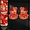 Pegatinas de Puerta de la Fortuna del Año de la Oveja 2027 Nuevo Modelo Festival de Primavera Zodiaco 3D Saludo Decoración de Año Nuevo Pegatinas de Puerta Venta al por Mayor