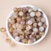 Ágata Carmesí Calcedonia Cristal Natural Cuentas Sueltas Pulsera de Cuentas Hecha a Mano DIY Collar Joyería Accesorios de Lujo Accesibles de Alta Gama