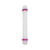 Rodillo de plástico PP antiadherente para hacer azúcar, rodillo de altura ajustable, rodillo para hornear, rodillo de 23 cm para enrollar masa de dumpling