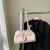 2026 Nuevo Bolso Boston Dulce y Sencillo con Estampado de Lichi de Alta Calidad para Mujer, Bolso de Hombro de Viaje Trendy Estilo Coreano