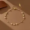 Novos Braceletes de Aço Titânio Europeus e Americanos Mais Vendidos para Mulheres Estilo Ins Moda Personalizada Joias de Mão que Não Desbotam Joias de Aço Inoxidável Atacado