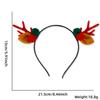 Decoraciones para Fiesta de Navidad Diadema de Astas de Navidad Lindo Cascabel Diadema de Alce Accesorios para el Cabello Decoraciones de Navidad