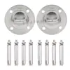 Acero inoxidable 304 plato fijo para yoga aéreo hamaca saco de arena columpio hebilla superior gancho para silla colgante fijado con soporte de carga