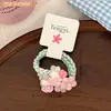 Laços de cabelo fofos de coelho em resina, perfeitos para um look fresco e jovial, versáteis para vários penteados, ideais para rabos de cavalo duplos e disponíveis para atacado