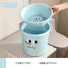 Juego de lavabo y cubo para dormitorio con asa, cubo de lavado y almacenamiento para dormitorio estudiantil, cubo de plástico portátil para el hogar para bañarse